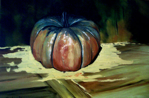 Zapallo/2 Oil Canvas Still Life Paintings