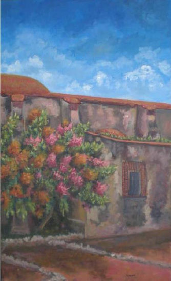 Iglesia Oil Canvas Landscaping