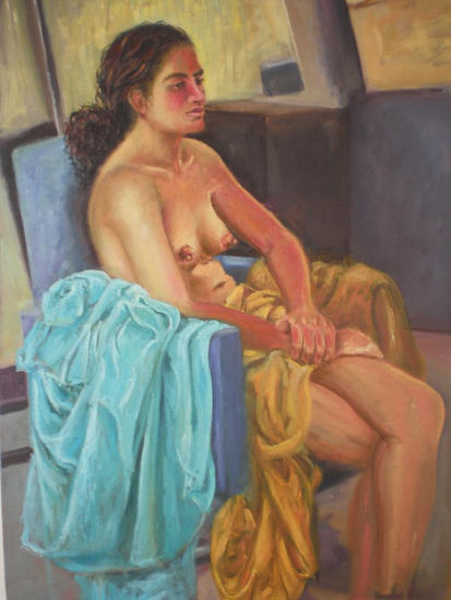 Lejana Mirada Oil Canvas Nude Paintings