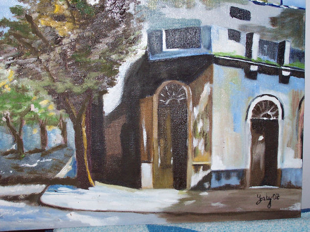 la esquina Oil Canvas Landscaping