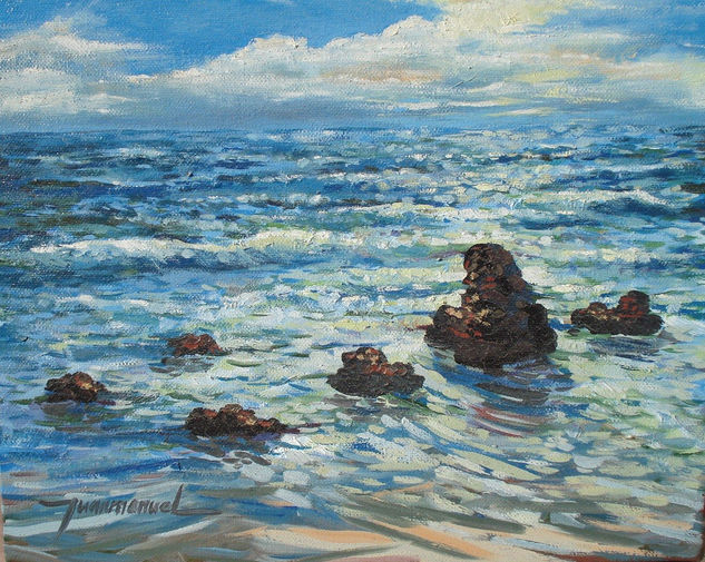 Marina Oil Canvas Marine Painting