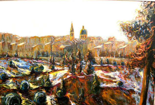 alcoi Oil Canvas Landscaping