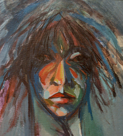 Rostro de mujer Óleo Lienzo Retrato