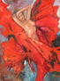 femme rouge