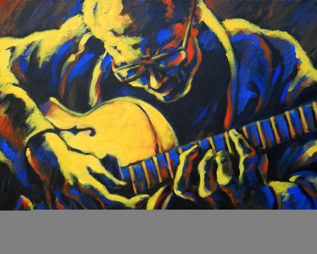 JAZZ VIVO 2 Acrylic Canvas Figure Painting