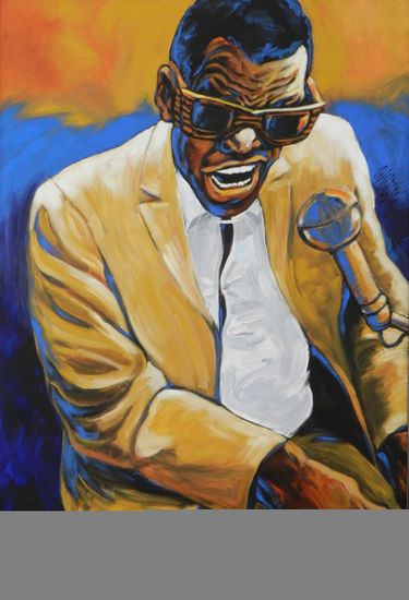 RAY JAZZ Acrylic Canvas Figure Painting