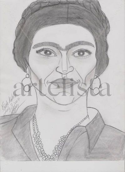 Frida Kahlo Graphite