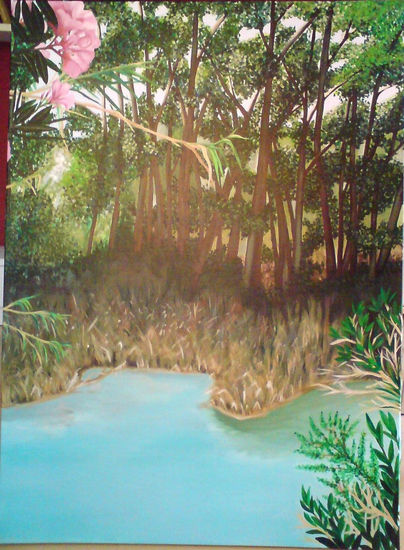 LA ORILLA Acrylic Canvas Landscaping