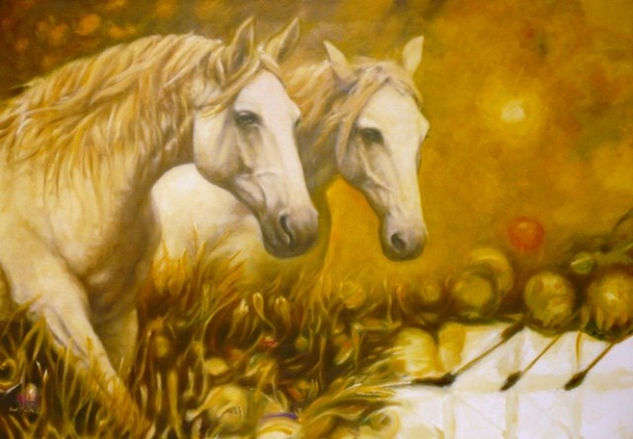 PROTECTORAS Oil Canvas Animals