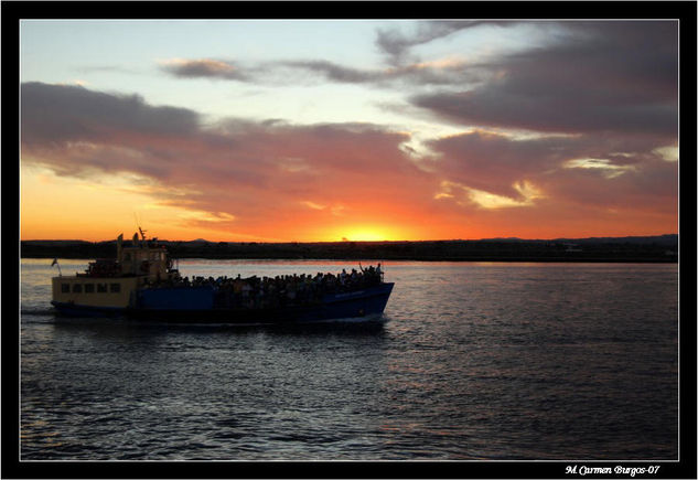 Atardecer en el Guadiana Viajes Color (Digital)