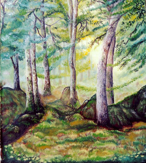 Bosque 4 Oil Canvas Landscaping