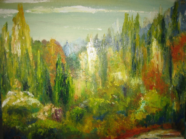 Bosque 5 Oil Canvas Landscaping