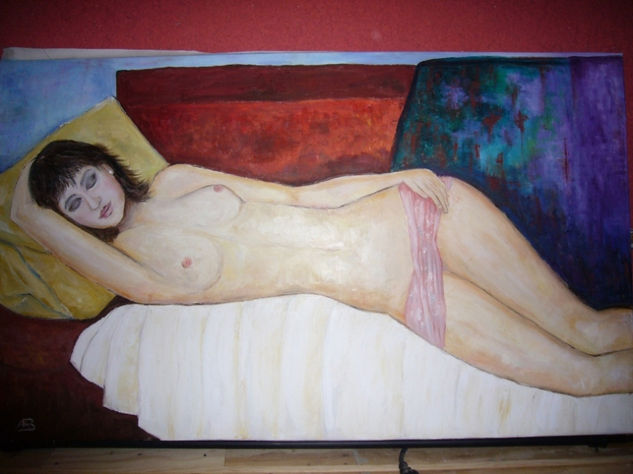 Desnudo femenino 1 Oil Canvas Figure Painting