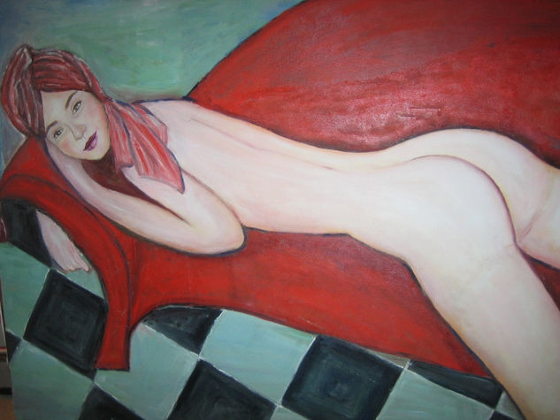 DESNUDO2 Oil Canvas Figure Painting