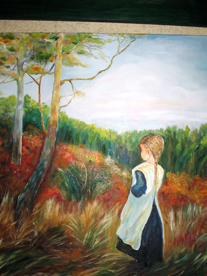 Nostalgia( obra versionada) Oil Canvas Landscaping