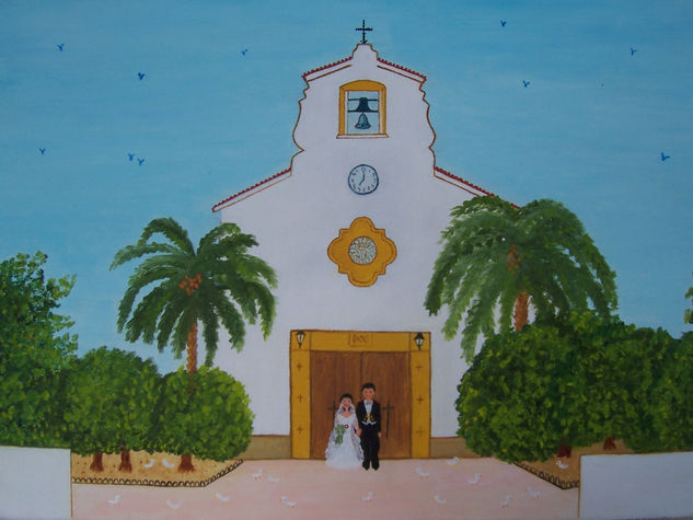 Boda de Rocio y Jesus Oil Canvas Others