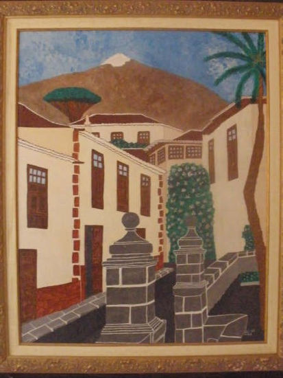 el teide Oil Canvas Landscaping