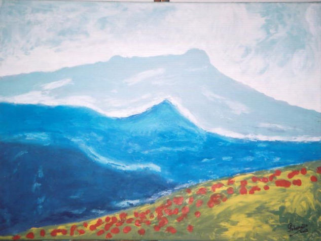 Serra longínqua Acrylic Canvas Landscaping