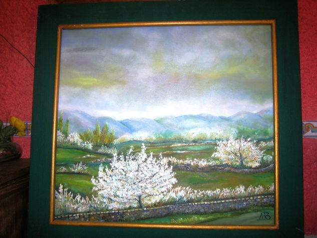 Almendros 3 Oil Canvas Landscaping