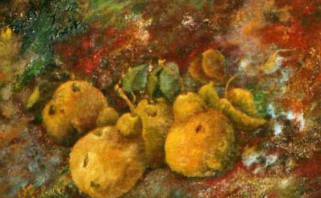 Membrillos 2 Oil Canvas Still Life Paintings