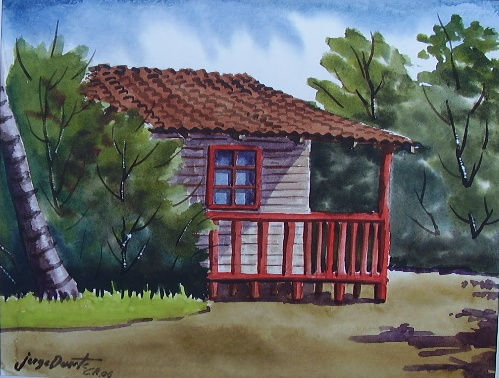 Casita de madera 