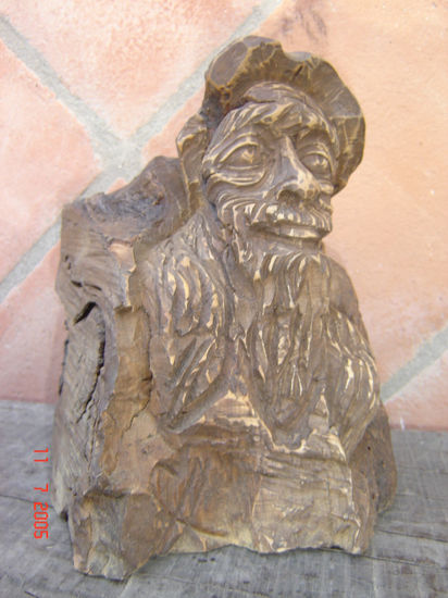 El vagabundo. Wood Figurative