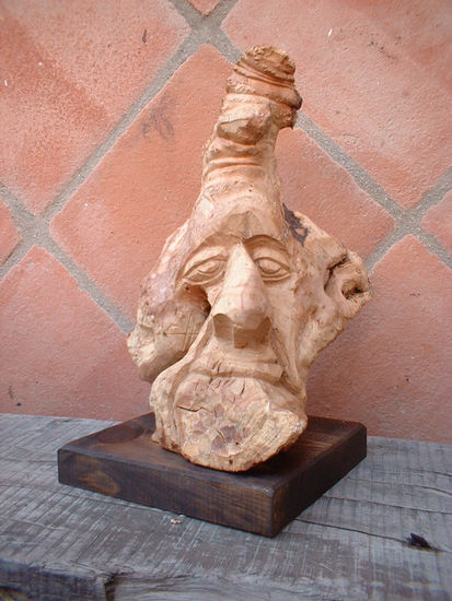 Arlequin. Wood Figurative