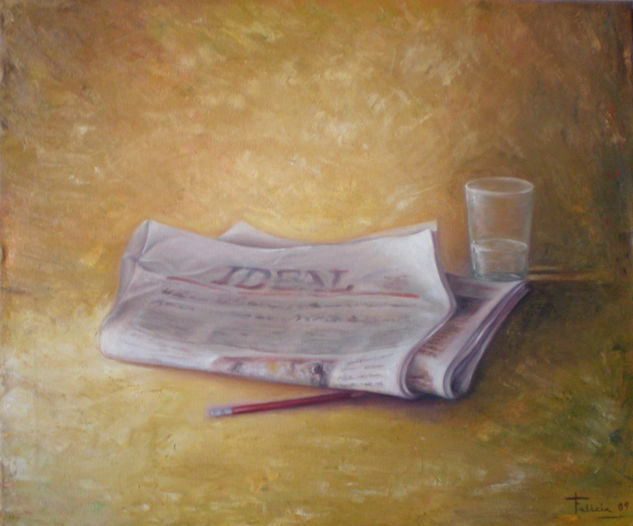 Domingo por la tarde Oil Canvas Still Life Paintings