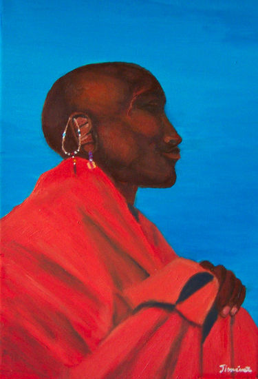 Africano Oil Canvas Portrait