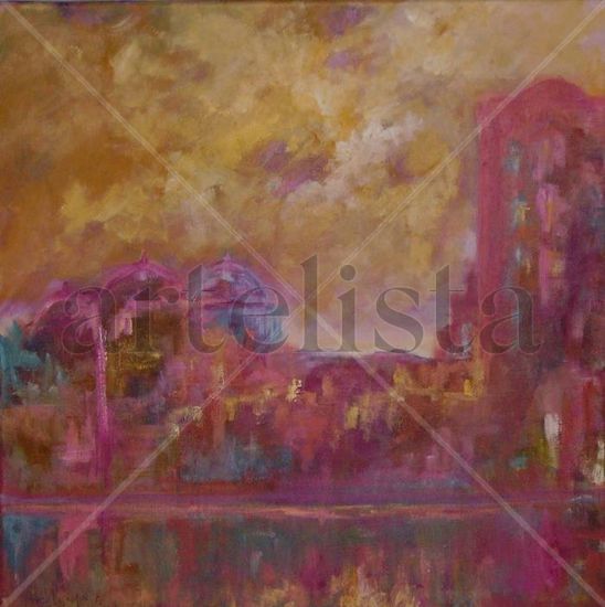 Visión Veneciana Acrylic Canvas Landscaping