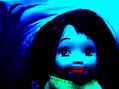 muñeca azul
