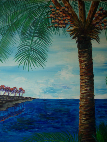 LA PALMERA Acrylic Canvas Landscaping