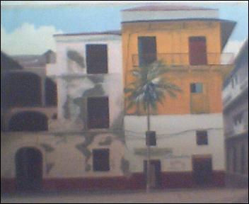 Casco Viejo -  tempera Others Paper Others