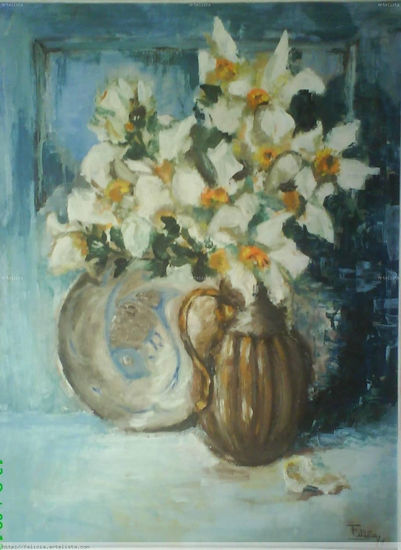 El florero Óleo Tabla Floral