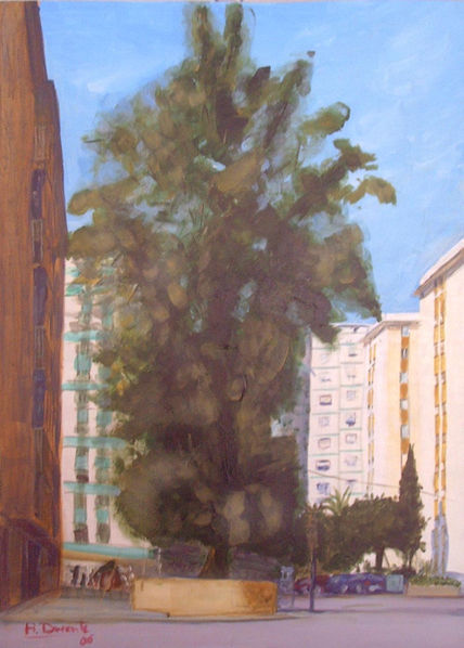 Calle rosa