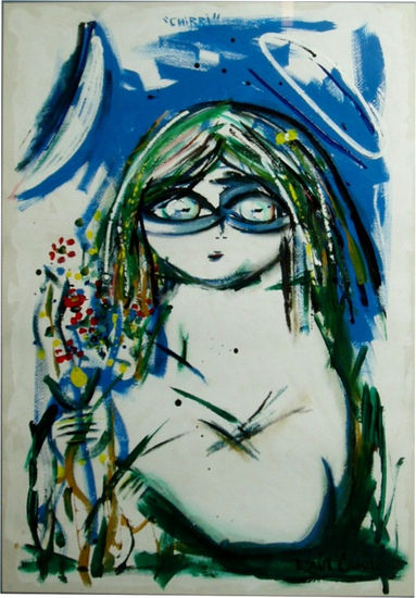 Chirri Acrylic Card Nude Paintings