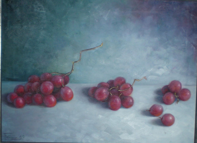 las uvas Oil Canvas Still Life Paintings