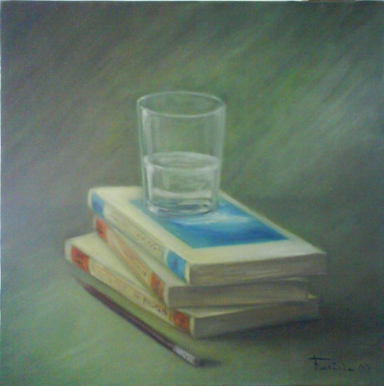 libros V Oil Canvas Still Life Paintings