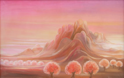 Montañas en rosa
