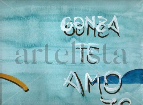 Graffiti sobre vidrio