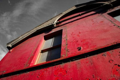 The Red House I Óleo Lienzo Arquitectura e interiorismo Color (Digital)