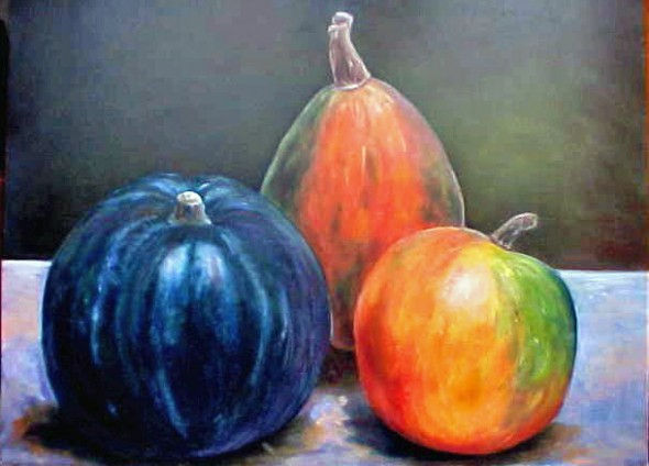 Ahuyamas Oil Canvas Still Life Paintings