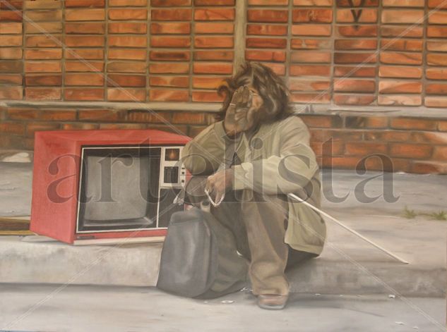 Lujos de la calle Oil Canvas Others