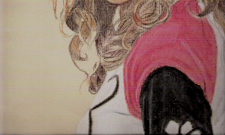 retratos pastel