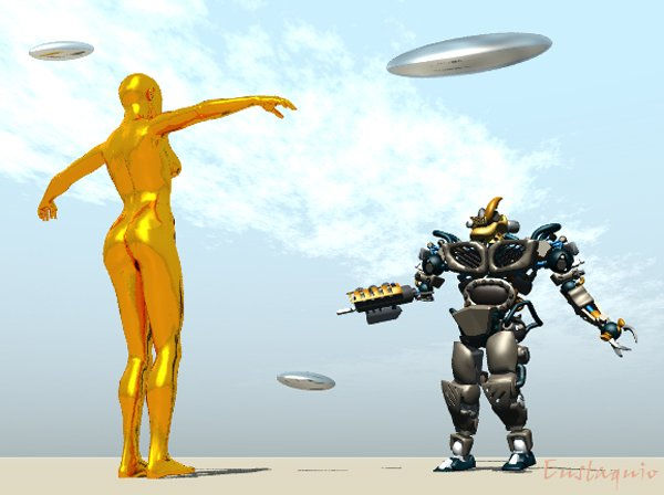 La diosa de oro y el extraterrestre 