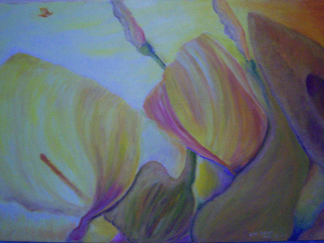 calas en color Oil Canvas Landscaping