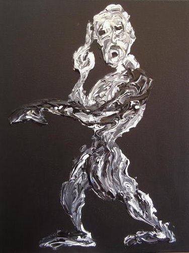 s/t (butoh 10) Acrylic Textile Others