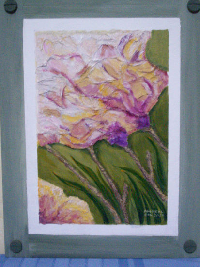 Flor de papel Oil Panel Landscaping