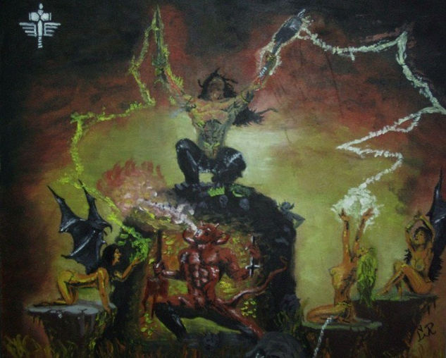 Manowar, llegados desde el infierno Oil Panel Others