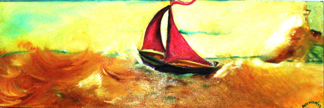 Mi... Mar  * Oil Canvas Marine Painting